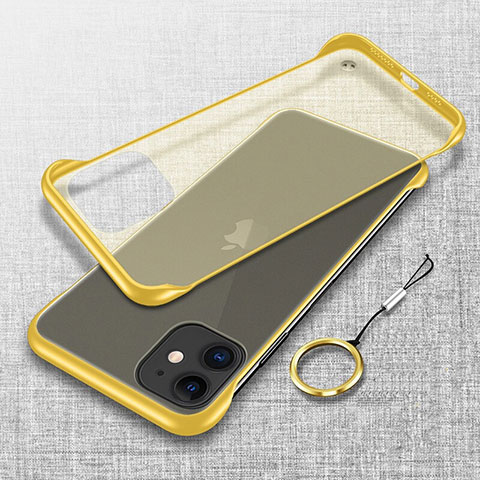 Cover Crystal Trasparente Rigida Cover S06 per Apple iPhone 11 Giallo