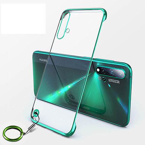 Cover Crystal Trasparente Rigida Cover S06 per Huawei Nova 5 Pro Verde