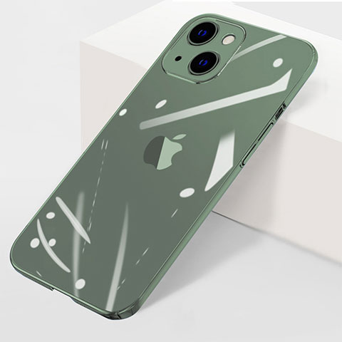 Cover Crystal Trasparente Rigida Cover WT1 per Apple iPhone 14 Plus Verde