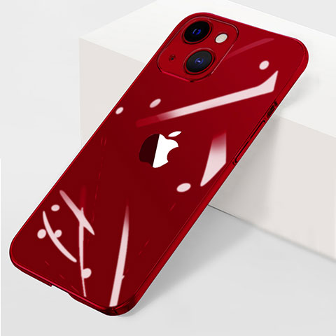 Cover Crystal Trasparente Rigida Cover WT1 per Apple iPhone 15 Plus Rosso