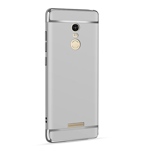 Cover Lusso Metallo Laterale e Plastica per Xiaomi Redmi Note 3 MediaTek Argento