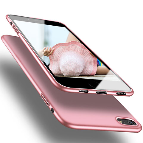 Cover Morbida Silicone Lucido per Apple iPhone 8 Rosa