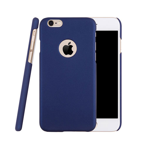 Cover Plastica Rigida Opaca con Foro per Apple iPhone 6 Blu