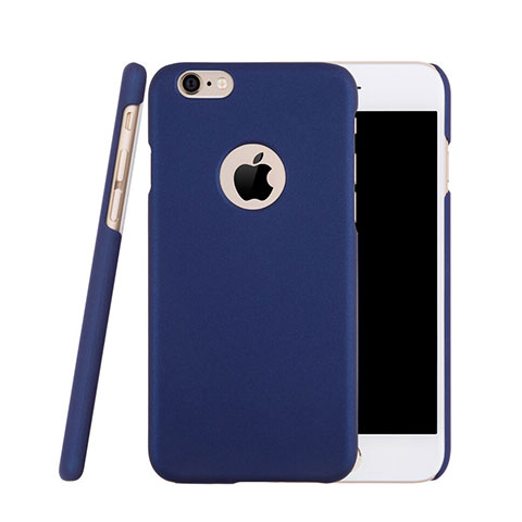 Cover Plastica Rigida Opaca con Foro per Apple iPhone 6S Blu