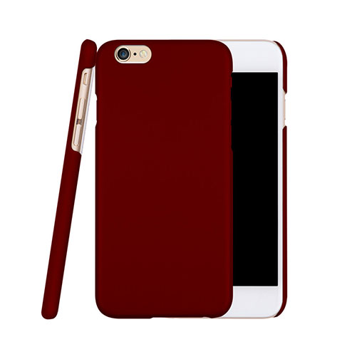 Cover Plastica Rigida Opaca per Apple iPhone 6S Rosso Rosa