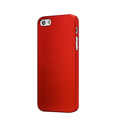 Cover Plastica Rigida Opaca per Apple iPhone SE Rosso