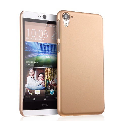 Cover Plastica Rigida Opaca per HTC Desire 826 826T 826W Oro