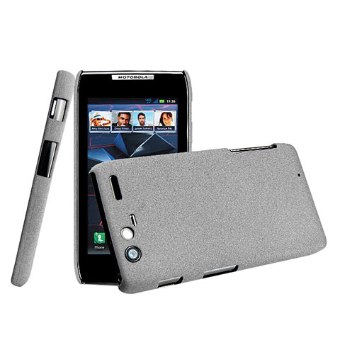 Cover Plastica Rigida Opaca per Motorola Razr XT910 Grigio