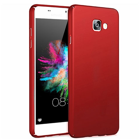 Cover Plastica Rigida Opaca per Samsung Galaxy A5 (2017) Duos Rosso