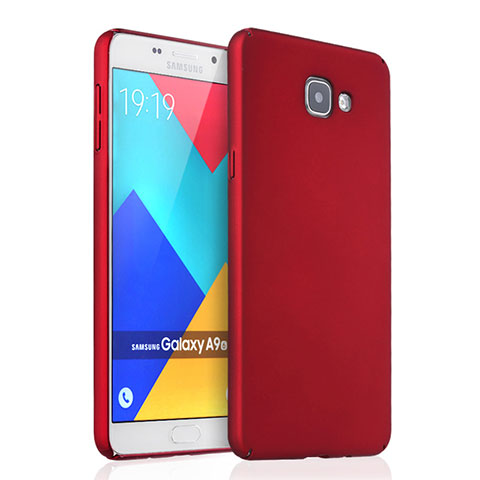 Cover Plastica Rigida Opaca per Samsung Galaxy A9 Pro (2016) SM-A9100 Rosso