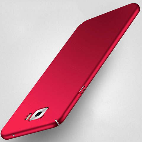 Cover Plastica Rigida Opaca per Samsung Galaxy C7 Pro C7010 Rosso