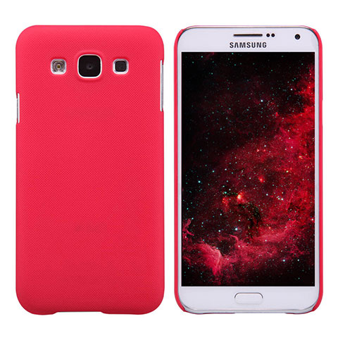 Cover Plastica Rigida Opaca per Samsung Galaxy E7 SM-E700 E7000 Rosso