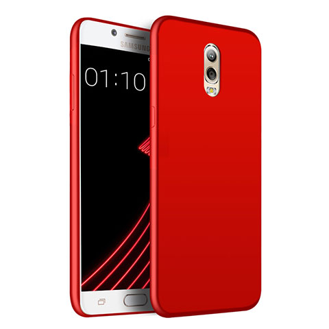 Cover Plastica Rigida Opaca per Samsung Galaxy J7 Plus Rosso