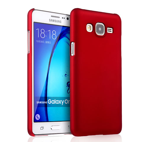 Cover Plastica Rigida Opaca per Samsung Galaxy On7 Pro Rosso