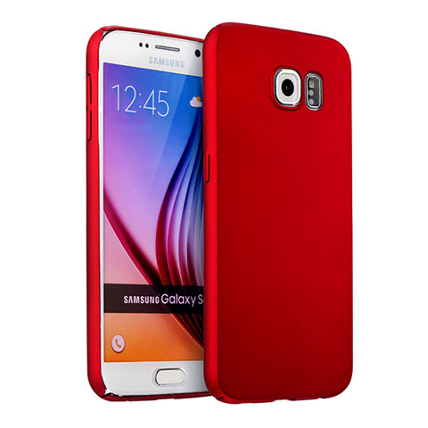 Cover Plastica Rigida Opaca per Samsung Galaxy S6 SM-G920 Rosso