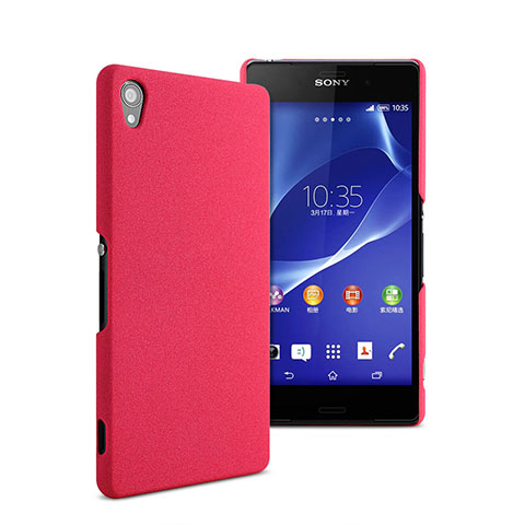 Cover Plastica Rigida Opaca per Sony Xperia Z2 Rosa Caldo