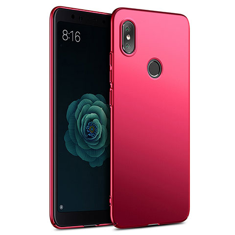 Cover Plastica Rigida Opaca per Xiaomi Mi 6X Rosso