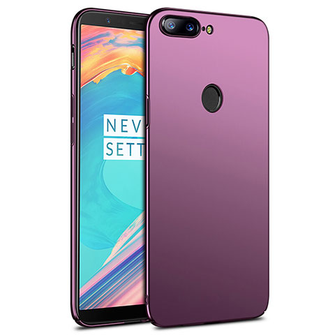 Cover Plastica Rigida Opaca R02 per OnePlus 5T A5010 Viola