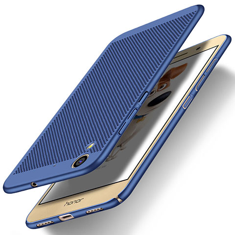 Cover Plastica Rigida Perforato per Huawei Honor 5A Blu