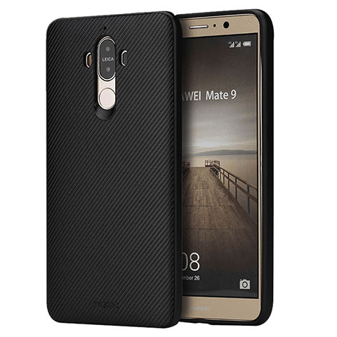 Cover Silicone Morbida Spigato per Huawei Mate 9 Nero