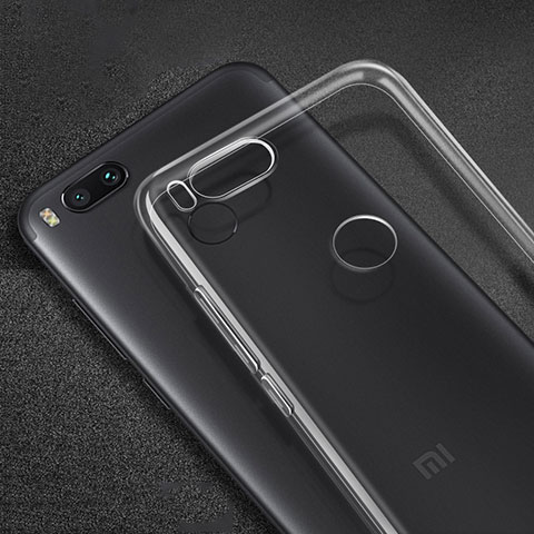 Cover Silicone Trasparente Ultra Slim Morbida per Xiaomi Mi A1 Chiaro