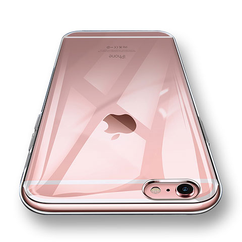 Cover Silicone Trasparente Ultra Sottile Morbida H10 per Apple iPhone 6 Plus Chiaro