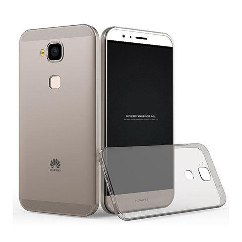 Cover Silicone Trasparente Ultra Sottile Morbida per Huawei GX8 Grigio