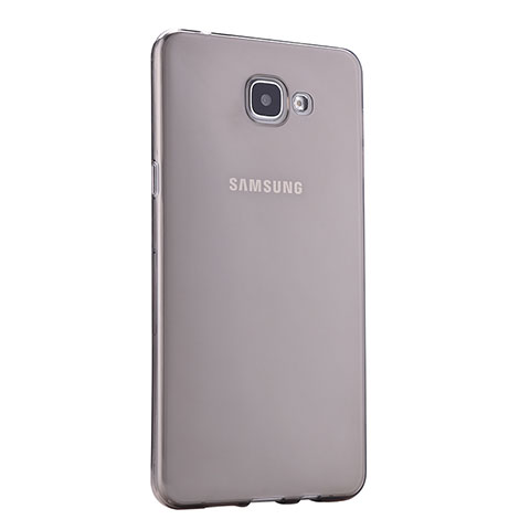 Cover Silicone Trasparente Ultra Sottile Morbida per Samsung Galaxy A9 Pro (2016) SM-A9100 Grigio