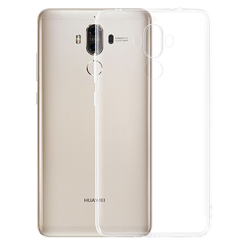 Cover Silicone Trasparente Ultra Sottile Morbida R01 per Huawei Mate 9 Chiaro