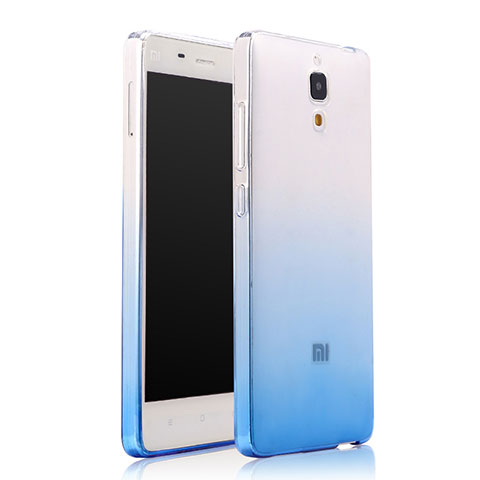 Cover Silicone Trasparente Ultra Sottile Morbida Sfumato per Xiaomi Mi 4 LTE Blu