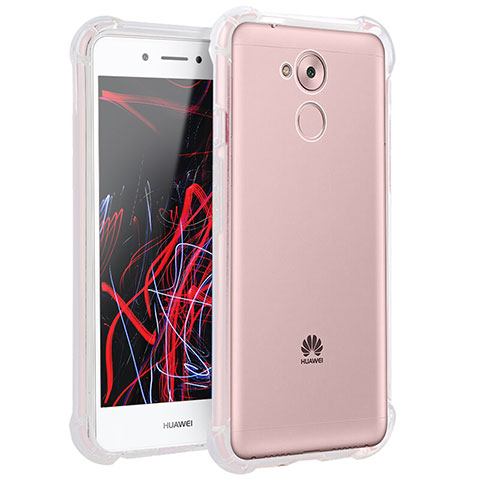 Cover Silicone Trasparente Ultra Sottile Morbida T02 per Huawei Enjoy 6S Chiaro