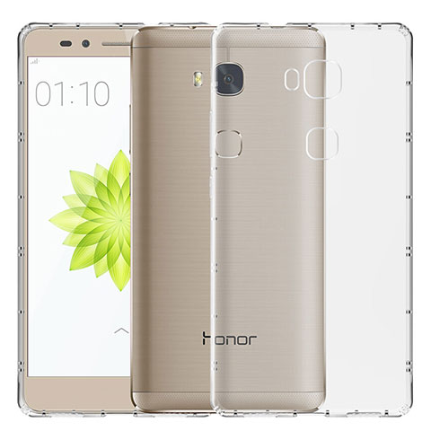 Cover Silicone Trasparente Ultra Sottile Morbida T02 per Huawei Honor Play 5X Chiaro