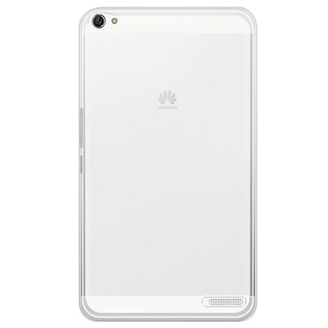 Cover Silicone Trasparente Ultra Sottile Morbida T02 per Huawei MediaPad X2 Chiaro