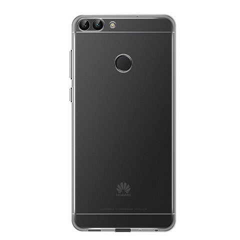 Cover Silicone Trasparente Ultra Sottile Morbida T02 per Huawei P Smart Chiaro