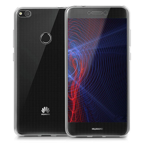 Cover Silicone Trasparente Ultra Sottile Morbida T02 per Huawei P9 Lite (2017) Chiaro