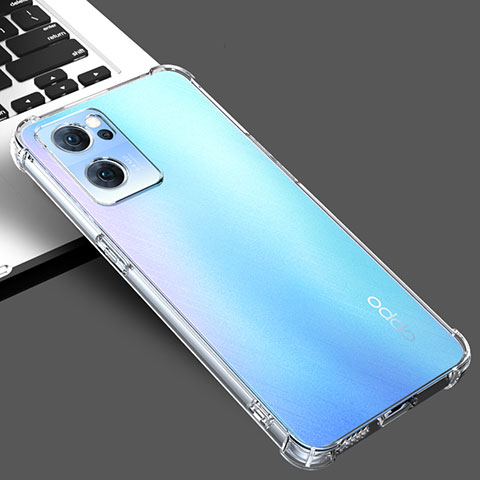 Cover Silicone Trasparente Ultra Sottile Morbida T02 per OnePlus Nord CE 2 5G Chiaro