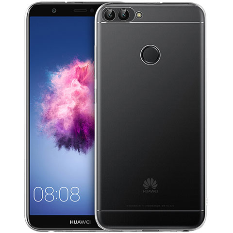 Cover Silicone Trasparente Ultra Sottile Morbida T03 per Huawei Enjoy 7S Chiaro