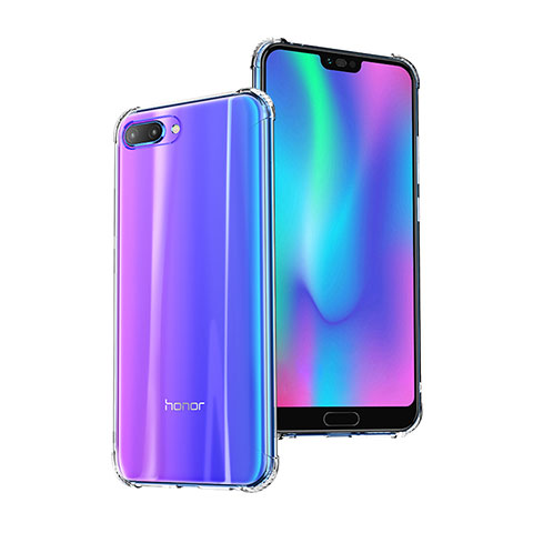 Cover Silicone Trasparente Ultra Sottile Morbida T03 per Huawei Honor 10 Chiaro