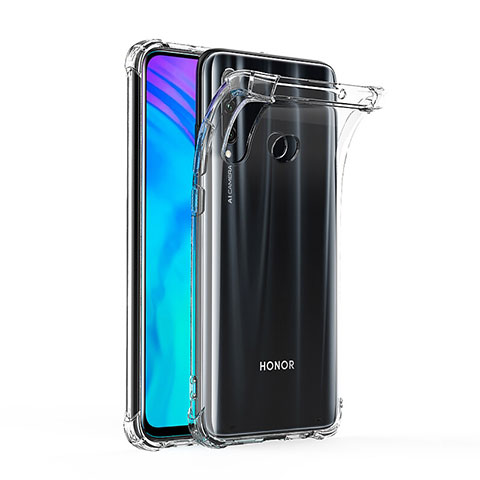 Cover Silicone Trasparente Ultra Sottile Morbida T03 per Huawei Honor 10i Chiaro