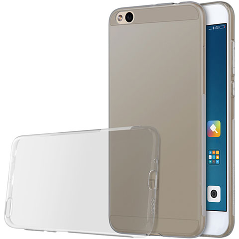 Cover Silicone Trasparente Ultra Sottile Morbida T03 per Xiaomi Mi 5C Grigio