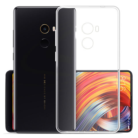 Cover Silicone Trasparente Ultra Sottile Morbida T03 per Xiaomi Mi Mix Evo Chiaro