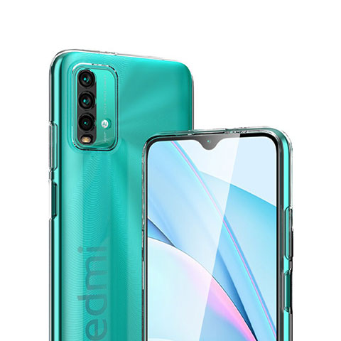 Cover Silicone Trasparente Ultra Sottile Morbida T03 per Xiaomi Redmi 9T 4G Chiaro