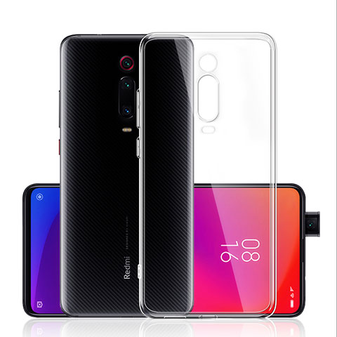 Cover Silicone Trasparente Ultra Sottile Morbida T03 per Xiaomi Redmi K20 Chiaro