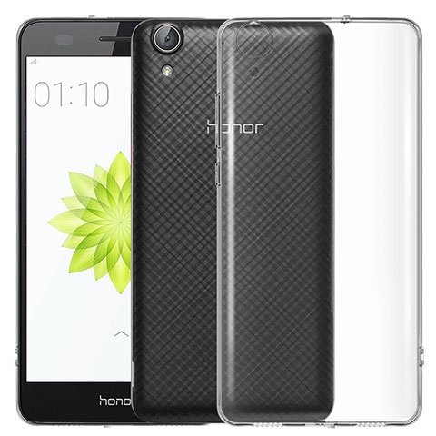 Cover Silicone Trasparente Ultra Sottile Morbida T04 per Huawei Honor Holly 3 Chiaro