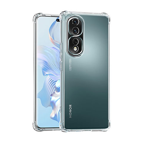 Cover Silicone Trasparente Ultra Sottile Morbida T05 per Huawei Honor 80 Pro Flat 5G Chiaro