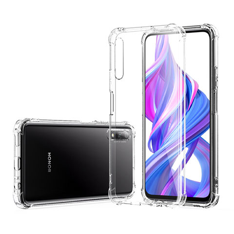 Cover Silicone Trasparente Ultra Sottile Morbida T05 per Huawei Y9 Prime (2019) Chiaro