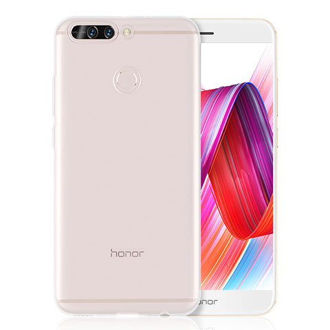 Cover Silicone Trasparente Ultra Sottile Morbida T08 per Huawei Honor V9 Chiaro