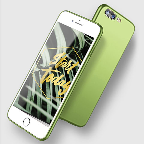 Cover Silicone Ultra Sottile Morbida 360 Gradi per Apple iPhone 7 Plus Verde