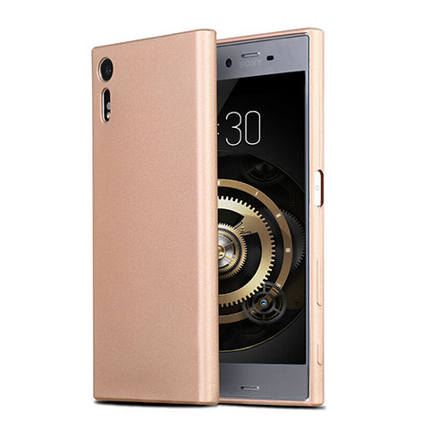 Cover Silicone Ultra Sottile Morbida per Sony Xperia XZs Oro