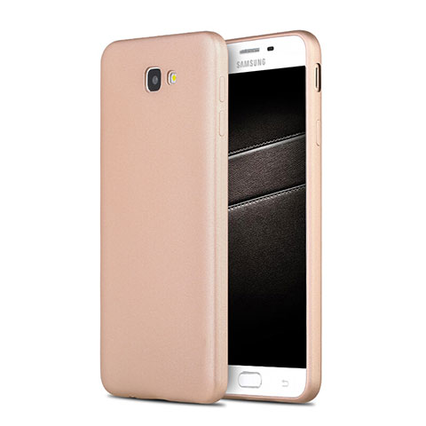 Cover Silicone Ultra Sottile Morbida S03 per Samsung Galaxy J7 Prime Oro